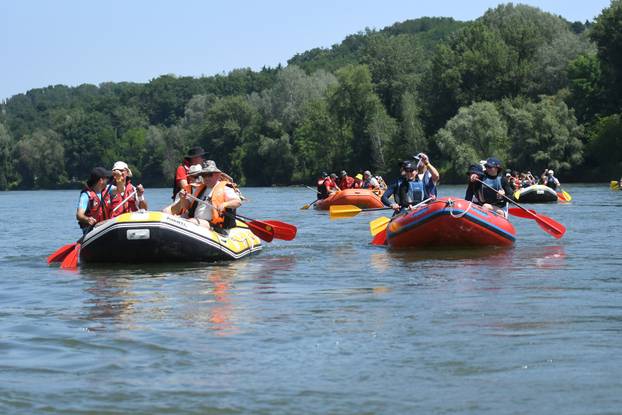Rafting Hrvatskom Amazonom - Drava 2025. od legradskog ušća Mure u Dravu do Ješkova