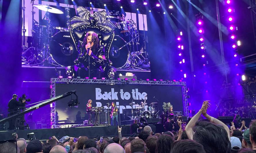Ozzy Osbourne performs at his farewell show