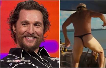 Gologuzi zavodnik: Matthew McConaughey pleše u tangama