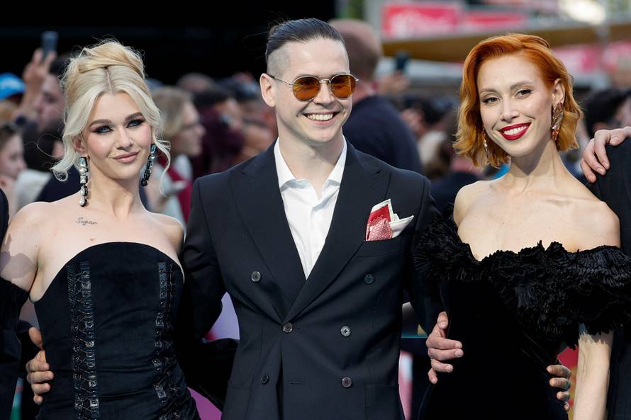 Eurovision Song Contest's 'Turquoise Carpet' event in Vienna