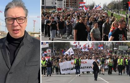 Svi su tu, a njega nema! Dok u Beograd stižu tisuće, Vučić malo skoknuo do gradilišta u Surčinu