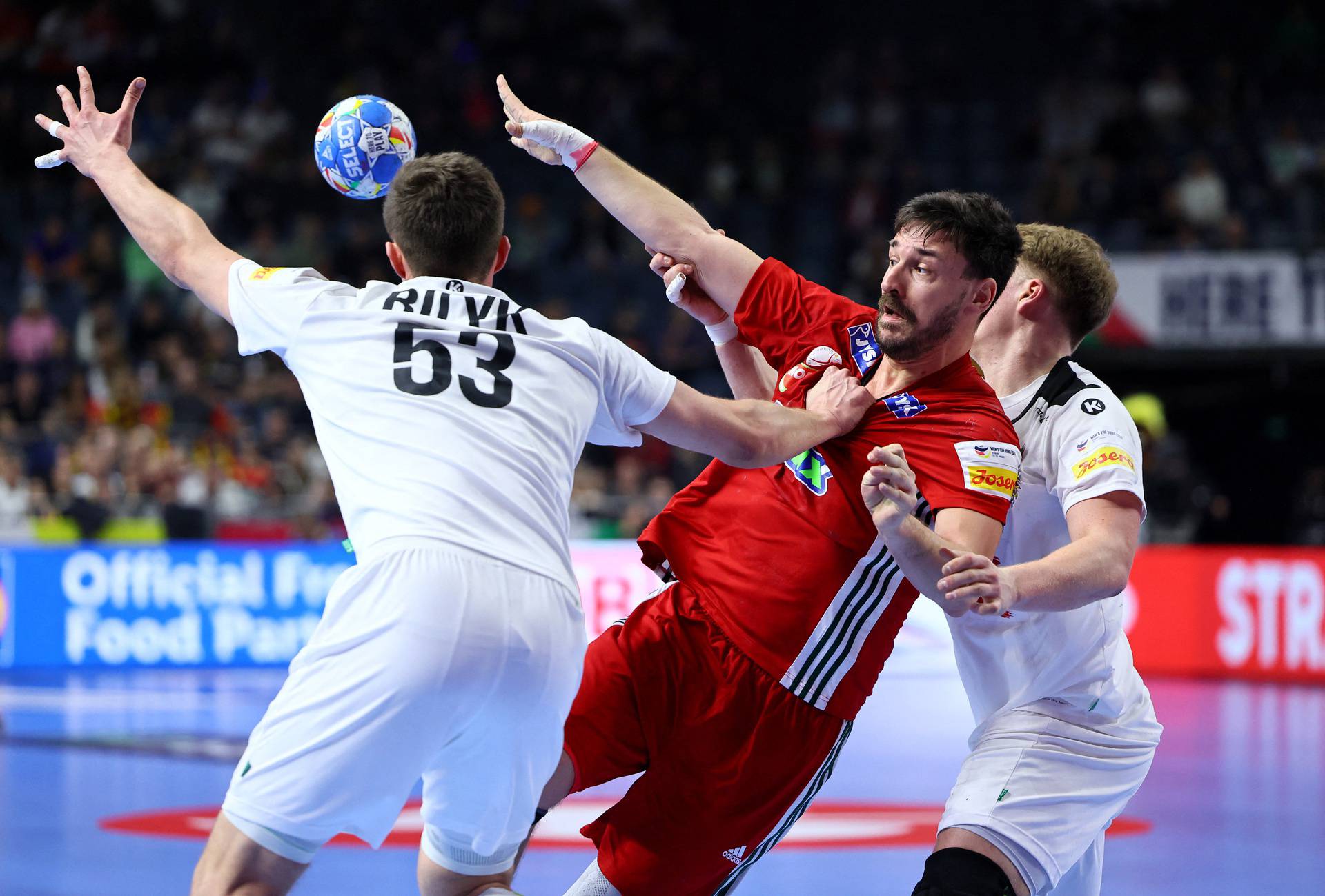 EHF 2024 Men's European Handball Championship - Main Round - Hungary v Austria