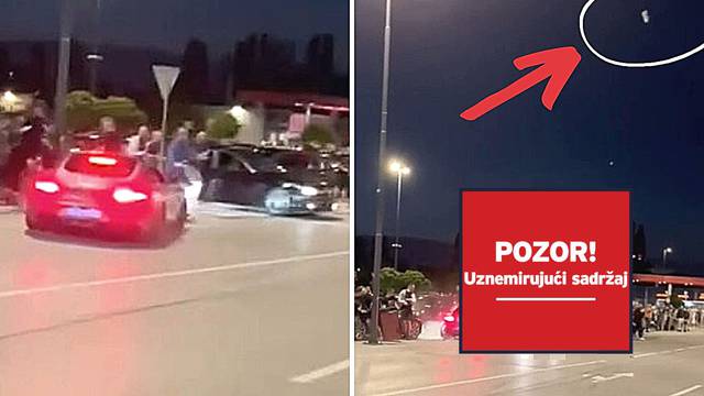 VIDEO Detalj strašnog divljanja: Mladiću na kojeg je prvo naletio izbio predmet 20 metara u zrak!