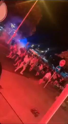 U Dubravi se potukli BBB-ovci i poljski navijači: Mlatili su se palicama, poharali terase kafića