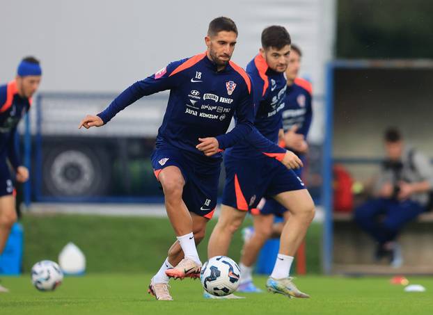 Zagreb: Trening nogometnih reprezentativaca uoči utakmice sa Škotskom