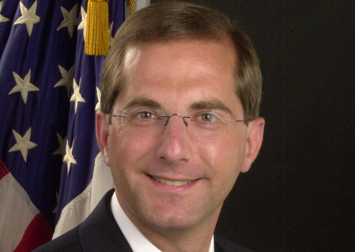 Alex Azar is seen in his official 2005 U.S. Department of Health and Human Services portrait