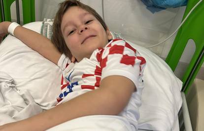 Hrabri Šimun (8) u Modrićevom dresu čeka još jednu operaciju