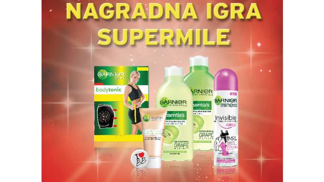 Uključi se u nagradnu igru i osvoji paket Garnier kozmetike