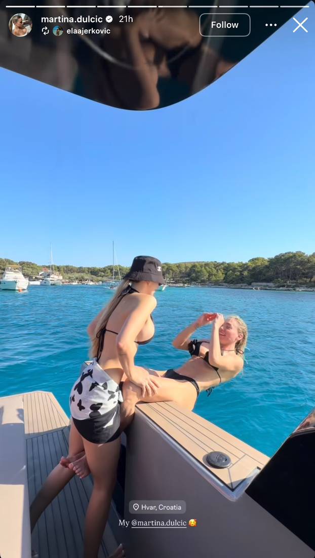 FOTO 'Splitska Barbika' imala je djevojačku na brodu, uskoro će se udati za poznatog sportaša