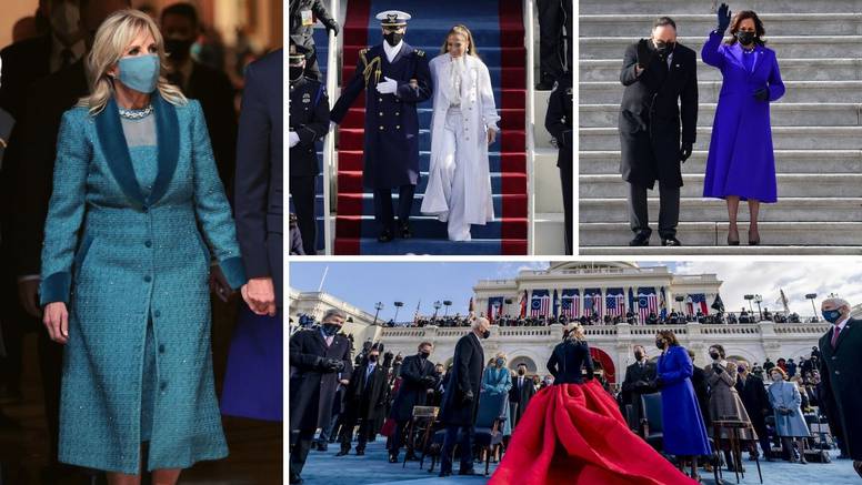 Svi kaputi i outfiti s inauguracije - Jill Biden u simboličnoj boji, a J.Lo i Lady Gaga oduševile sve