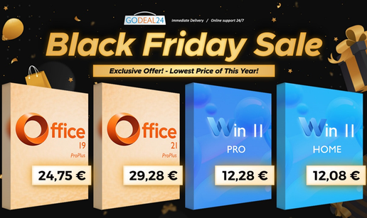 Najniža cijena: Black Friday snižava Windows 11 na 12,28 € i MS Office 2021 na 29,28 €!