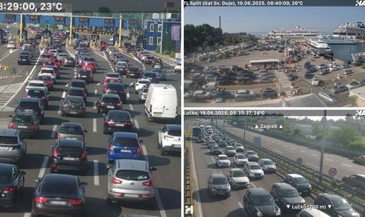 FOTO Zagužvalo na hrvatskim autocestama, gužve na granici: Pogledajte kolike su kolone...