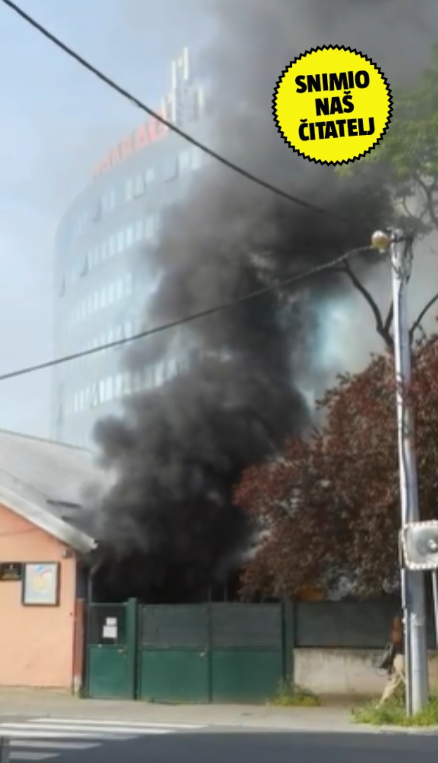 VIDEO Buknuo požar u vrtiću u Zagrebu: 'Čula se i eksplozija'