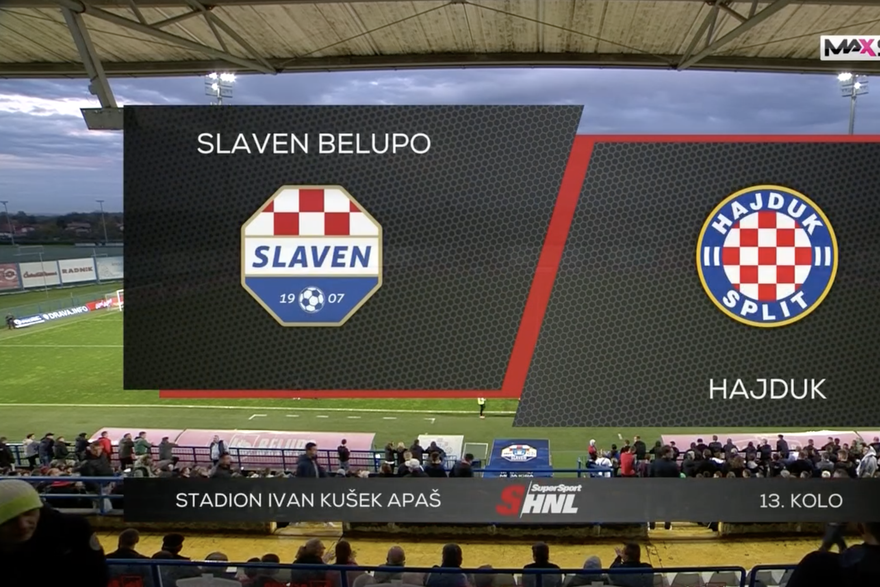 Sažetak utakmice: SLAVEN BELUPO - HAJDUK 0:1