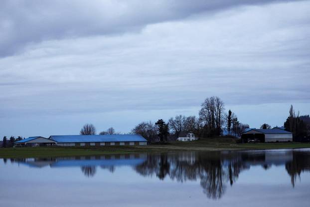 Floodwaters trigger evacuations and highway closures in British Columbia’s Fraser Valley