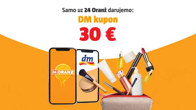 Oranž vikend euforija: kupon za dm u vrijednosti 30 € i 96€ drugih kupona!