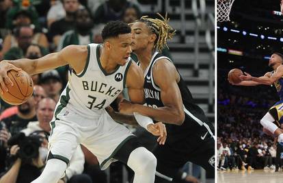 Krenuo NBA: Giannis i Bucksi dobili zvjezdani Brooklyn, Curry i razigrani GSW slomili Lakerse