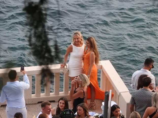 Dubrovnik:  Primanje dan uoči svadbe  Nicole Artukovich i Liama Stewarta