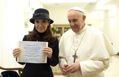 Papa Franjo se u Vatikanu sastao s čelnicom Argentine