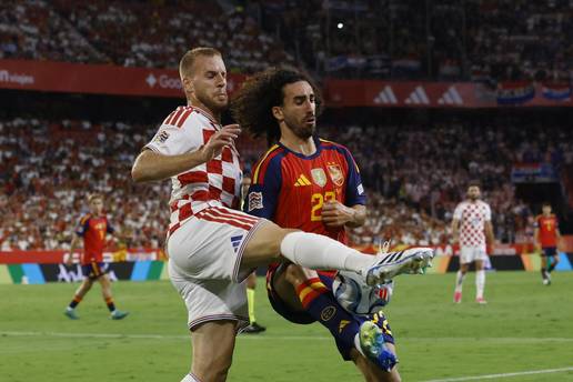 LIVE &Scaron;panjolska - Hrvatska 1-0:  'Vatreni' te&scaron;ko di&scaron;u u Sevilli, Yamal i 'furija' ba&scaron; dominiraju