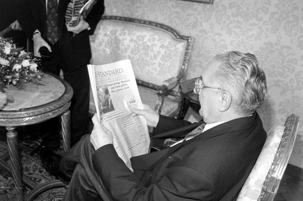 Zagreb: Predsjednik RH, Franjo Tuđman, dao je intervju za austrijski časopis Der Standard, listopad 1990.