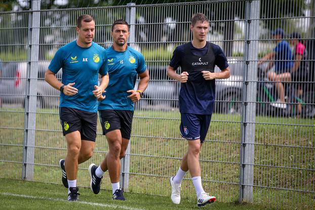 Bad Radkersburg: Trening igrača GNK Dinamo na pripremama u Austriji