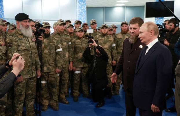 Russia's President Putin visits Chechnya