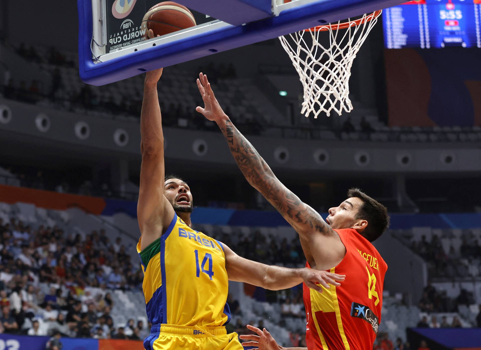 FIBA World Cup 2023 - First Round - Group G - Brazil v Spain