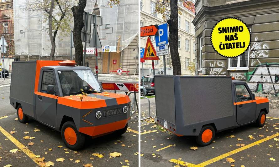 FOTO Zagrepčanin je snimio misteriozno vozilo: 'Nisam ovo još vidio!' Evo o čemu se radi