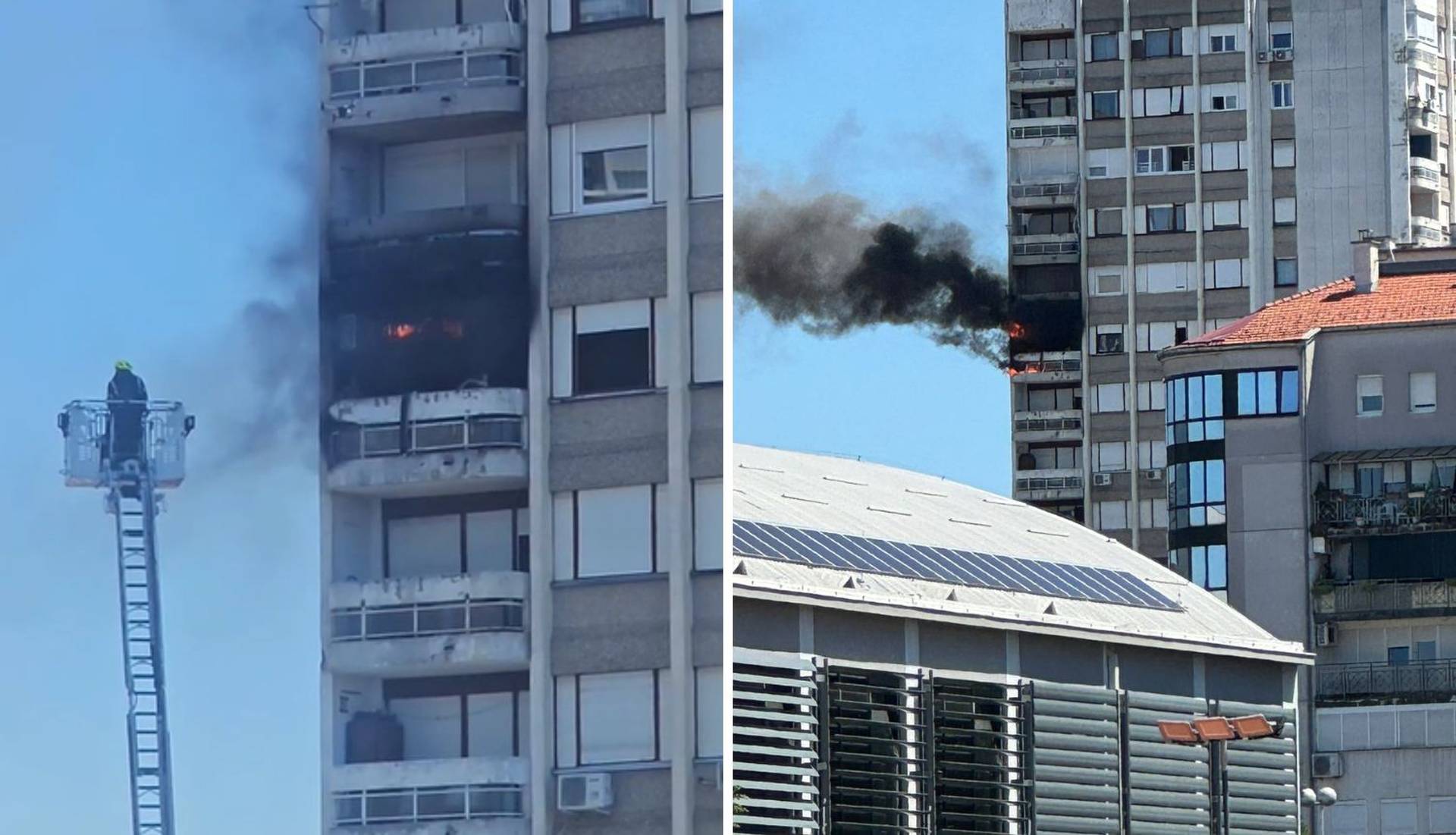 FOTO Buktinja gutala stan u Zagrebu: Brzom intervencijom vatrogasci spriječili širenje!