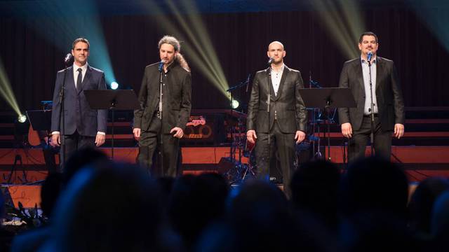 Četiri tenora u Lisinskom za 50. obljetnicu Lige protiv raka