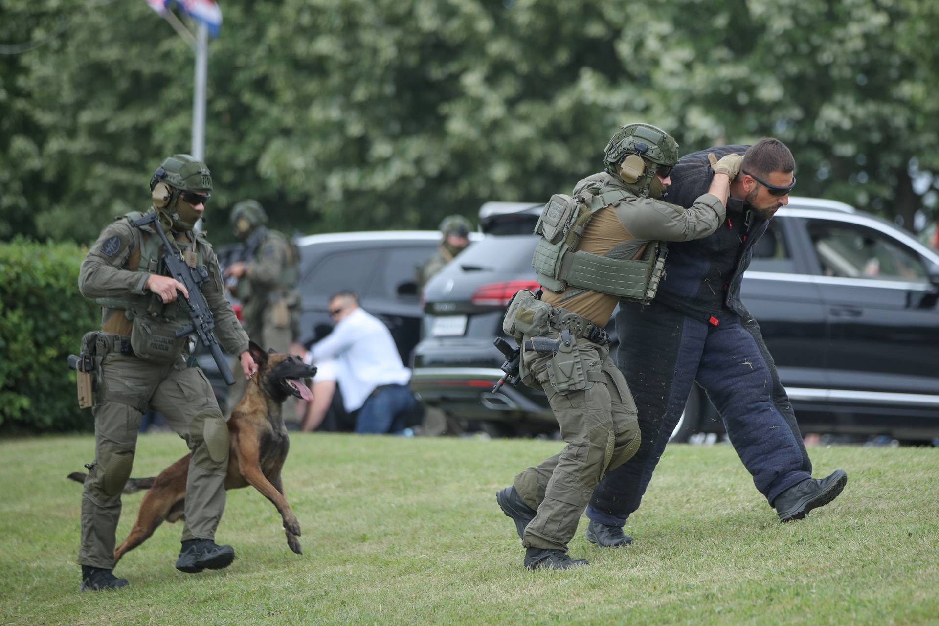 Zagreb: Dan državnosti obilježen pokaznim vježbama Hrvatske vojske i policije te prigodnim letačkim programom