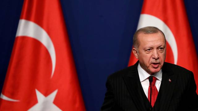 FILE PHOTO: Turkish President Recep Tayyip Erdogan visits Hungary
