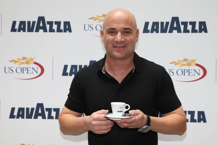 US OPEN: LAVAZZA PARTNERS WITH TENNIS LEGEND ANDRE AGASSI