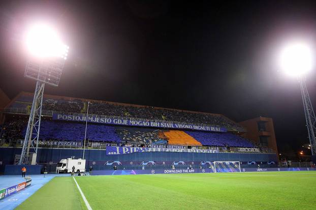 Atmosfera na stadionu uoÄi poÄetka utakmice izmeÄu Dinama i Atalante