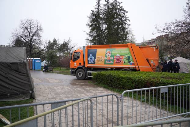 Ulice Beograda  nakon najmasovnijeg studentskog prosvjeda "15 za 15"