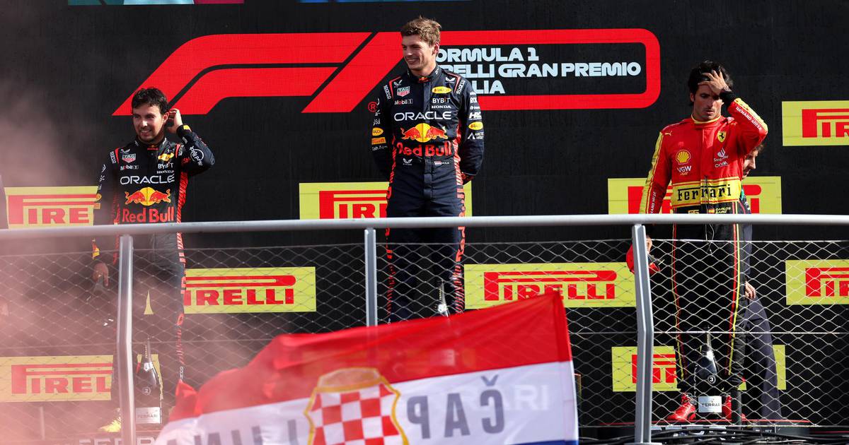 Verstappen won Monza!  The Čapljina flag was flying