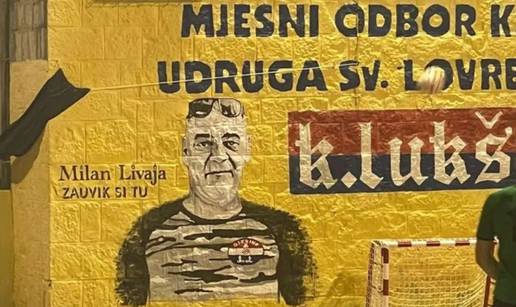 U Kaštel Lukšiću osvanuo mural posvećen ocu Marka Livaje