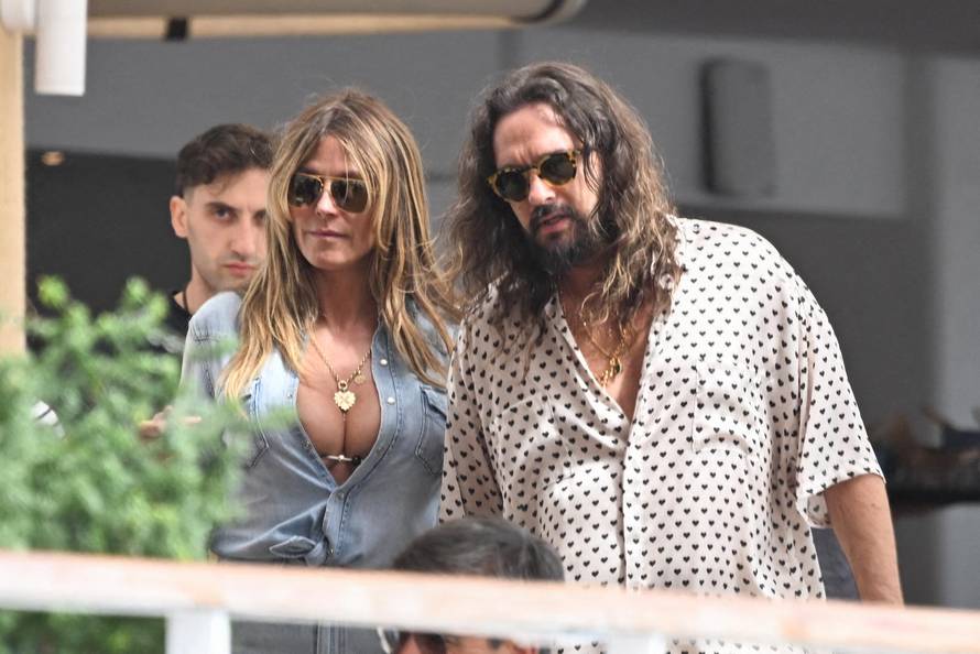 Cannes - Heidi Klum and Tom Kaulitz at The Eden Roc