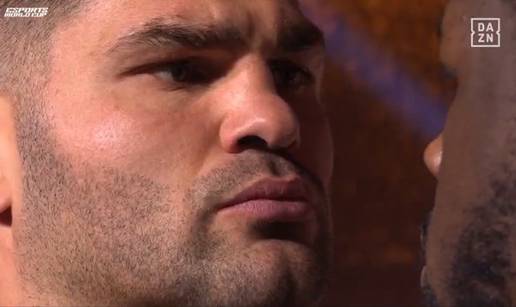 VIDEO Napetost se može rezati nožem: Pogledajte situaciju s vaganja Hrgovića i Adeleyea