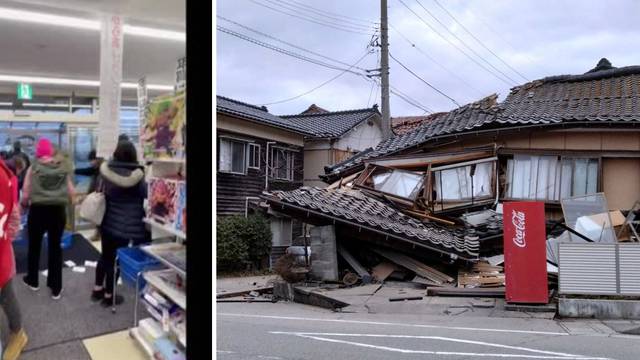 VIDEO Japan se trese: Kamere uhvatile trenutak jakog potresa