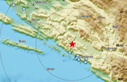 Potres jačine 4,1 po Richteru zatresao Dubrovnik: 'Dosta se osjetio, treslo se par sekundi'