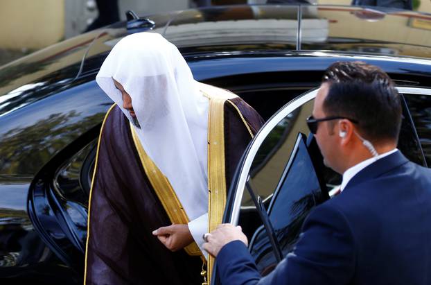 Saudi public prosecutor Saud Al Mojeb arrives at Saudi Arabia