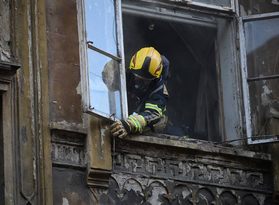 Zagreb: Požar u Mesničkoj ulici