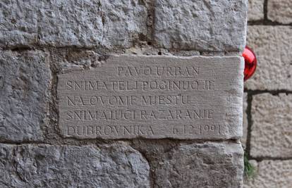 U Dubrovniku otkriveno spomen-obilježje Pavi Urbanu