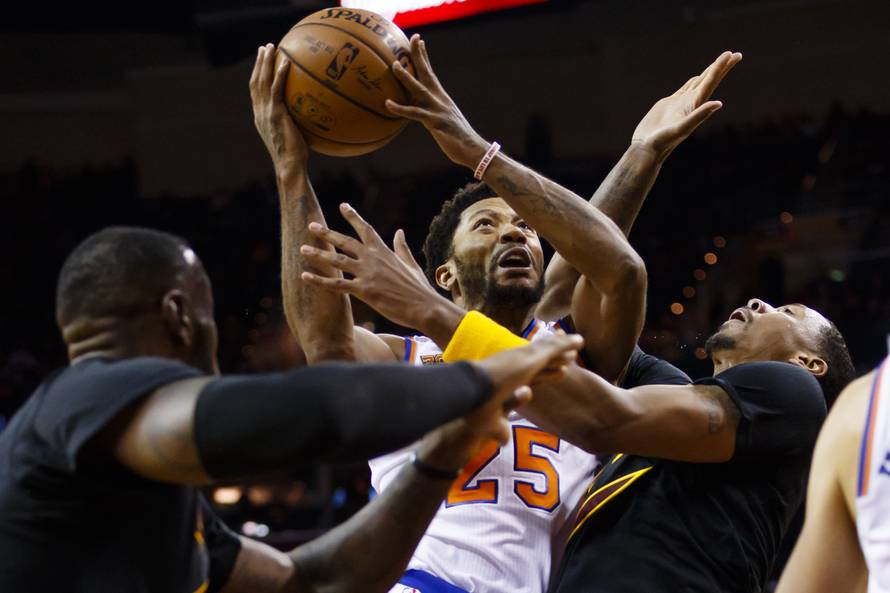 NBA: New York Knicks at Cleveland Cavaliers