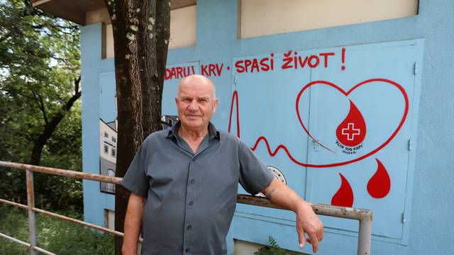 Rijeka: Darivatelj krvi Mujaga Begić dao je krv 171 put