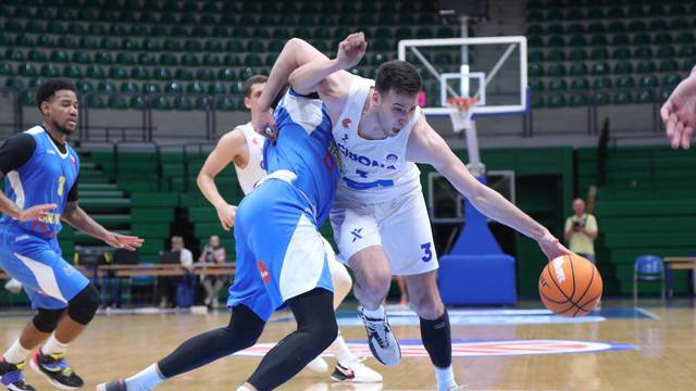 Zagreb: Prva utakmica 1/4 finala FavBet Premijer lige KK Cibona - KK Zabok