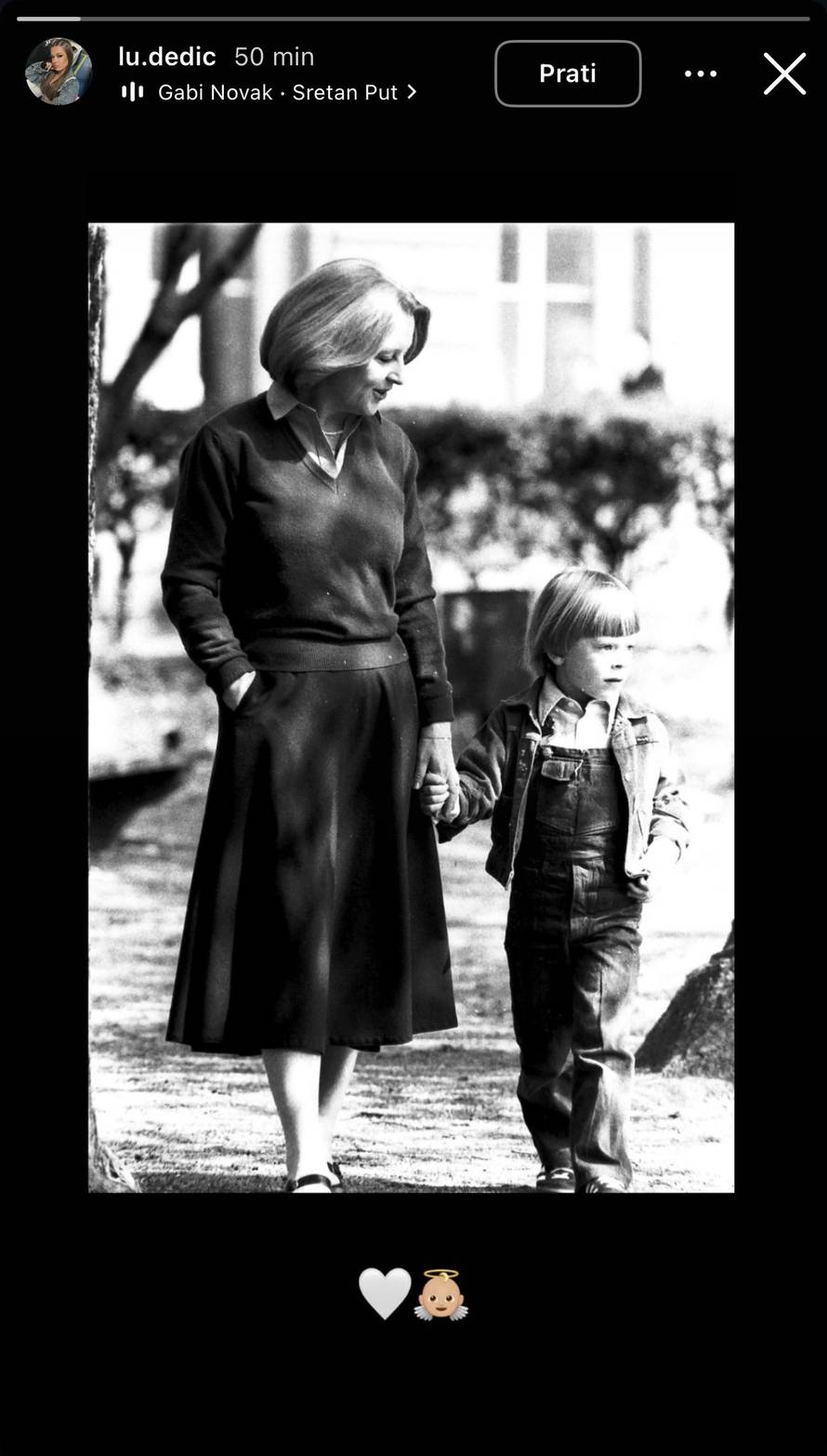Lu Dedić se emotivnom objavom oprostila od bake Gabi Novak...