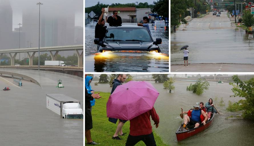 Houston pod vodom: Stanje je katastrofalno, a bit će još gore